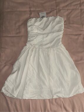 Princess Polly White Strapless Mini Dress 🤍✨